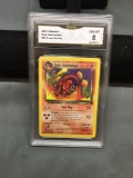 GMA Graded 2000 Pokemon Team Rocket DARK CHARMELEON Trading Card - NM-MT 8