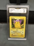 GMA Graded 1999 Pokemon Base Set PIKACHU Trading Card - NM-MT 8