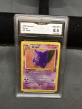 GMA Graded 1999 Pokemon Fossil GENGAR Trading Card - NM-MT+ 8.5