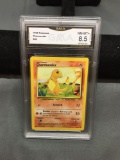 GMA Graded 1999 Pokemon Base Set CHARMANDER Trading Card - NM-MT 8.5+