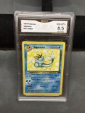 GMA Graded 1999 Pokemon Jungle VAPOREON Rare Trading Card - NM-MT+ 8.5