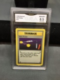 GMA Graded 1999 Pokemon Base Set ITEM FINDER Rare Trading Card - NM-MT+ 8.5
