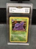 GMA Graded Pokemon Trading Card - Muk Fossil #28 NM-MT 8.5