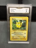 GMA Graded Pokemon Trading Card - Jungle Pikachu #60 Mint 9
