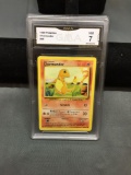 GMA Graded Pokemon Trading Card - Base Set Charmander #46 NM 7