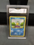 GMA Graded Pokemon Trading Card - Base Set Squirtle #63 NM 7