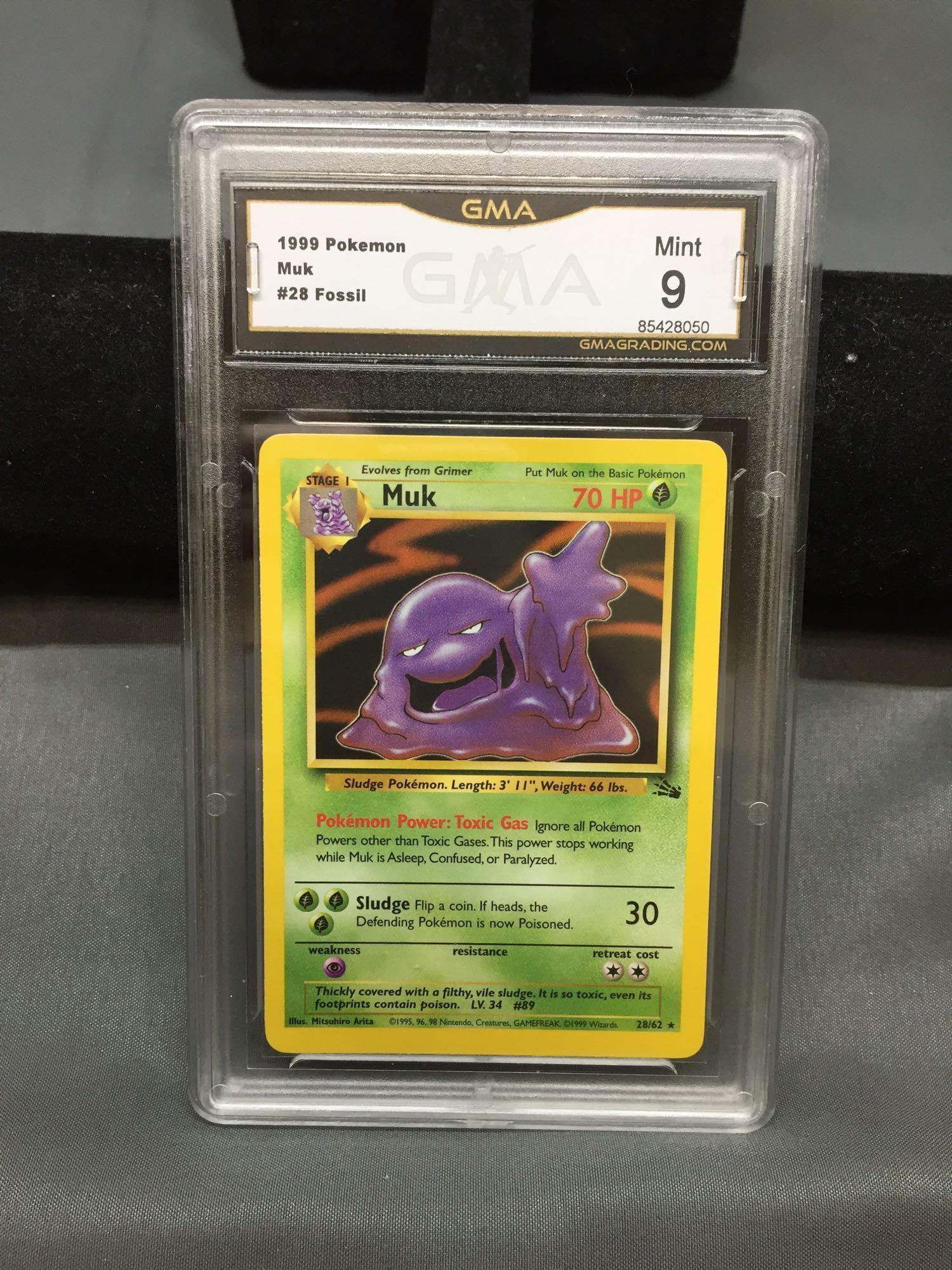 GMA Graded 1999 Pokemon Fossil MUK Trading Card - | Proxibid