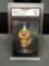 GMA Graded 2000 Topps Chrome Pokemon #13 WEEDLE Animation Edition - GEM MINT 10