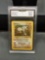 GMA Graded 1999 Pokemon Fossil HITMONLEE Holofoil Rare Card - NM-MT+ 8.5