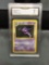 GMA Graded 1999 Pokemon Shadowless Base Set HAUNTER Trading Card - NM 7