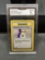 GMA Graded 1999 Pokemon Base Set 1st Edition IMPOSTER PROFESSOR OAK Rare Card - NM-MT 8