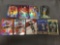 9 Card Lot of Football Serial Numbered, Prizm & Refractor Cards with Hall of Famers & Stars