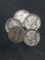 5 Count Lot of Mixed Date United States Mercury Silver Dimes - 90% Silver Coins from COIN STORE