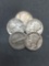 5 Count Lot of Mixed Date United States Mercury Silver Dimes - 90% Silver Coins from COIN STORE