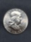 BU Uncirculated 1963 United States Franklin Silver Half Dollar - 90% Silver Coin from COIN STORE