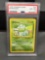 PSA Graded 1999 Pokemon Base Set Unlimited BULBASAUR Trading Card - NM-MT 8