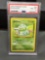 PSA Graded 1999 Pokemon Base Set Unlimited BULBASAUR Trading Card - NM-MT 8