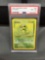 PSA Graded 1999 Pokemon Base Set Unlimited CATERPIE Trading Card - NM-MT 8