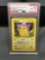 PSA Graded 1999 Pokemon Base Set Unlimited PIKACHU YELLOW CHEEKS Trading Card - NM-MT 8