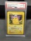 PSA Graded 1999 Pokemon Base Set Unlimited PIKACHU YELLOW CHEEKS Trading Card - NM-MT 8