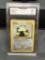 GMA Graded 1999 Pokemon Jungle SNORLAX Trading Card - NM 7