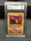 GMA Graded 2000 Pokemon Team Rocket CHARMANDER Trading Card - NM-MT 8
