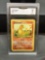 GMA Graded 1999 Pokemon Base Set Unlimited CHARMANDER Trading Card - NM 7