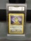 GMA Graded 1999 Pokemon Jungle MEOWTH Trading Card - MINT 9