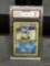 GMA Graded 2000 Pokemon Base 2 Set WARTORTLE Trading Card - MINT 9