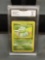 GMA Graded 2000 Pokemon Base 2 Set BULBASAUR Trading Card - MINT 9