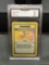 GMA Graded 1999 Pokemon Base Set Unlimited LASS Trading Card - MINT 9