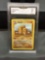 GMA Graded 1999 Pokemon Base Set Unlimited DUGTRIO Trading Card - NM 7