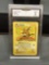 GMA Graded 1999 Pokemon Fossil RAICHU Trading Card - MINT 9