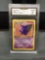 GMA Graded 1999 Pokemon Fossil 1st Edition GENGAR Trading Card - EX-NM 6