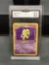 GMA Graded 1999 Pokemon Fossil HYPNO Trading Card - NM-MT+ 8.5