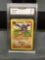 GMA Graded 1999 Pokemon Fossil AERODACTYL Trading Card - NM 7