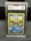 GMA Graded 2000 Pokemon Base 2 Set SQUIRTLE Trading Card - NM-MT 8