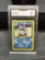 GMA Graded 2000 Pokemon Base 2 Set WARTORTLE Trading Card - MINT 9