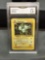 GMA Graded 1999 Pokemon Fossil MAGNETON Trading Card - NM+ 7.5