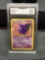 GMA Graded 1999 Pokemon Fossil GENGAR Trading Card - MINT 9