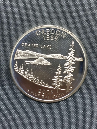 United States PROOF 90% Silver State Quarter from COIN STORE HOARD - Oregon