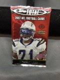 Factory Sealed 2007 Topps Total Football 10 Card Pack from Hobby Box - Adrian Peterson Rookie?