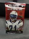 Factory Sealed 2007 Topps Total Football 10 Card Pack from Hobby Box - Calvin Johnson Rookie?