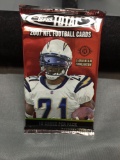 Factory Sealed 2007 Topps Total Football 10 Card Pack from Hobby Box - Calvin Johnson Rookie?