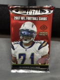 Factory Sealed 2007 Topps Total Football 10 Card Pack from Hobby Box - Calvin Johnson Rookie?