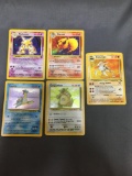 5 Card Lot of Vintage Pokemon Wizards of the Coast WOTC Pokemon HOLOFOIL Trading Cards - WOW