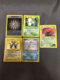 5 Card Lot of Vintage Pokemon Wizards of the Coast WOTC Pokemon HOLOFOIL Trading Cards - WOW