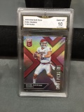 GMA Graded 2018 Panini Elite Draft Picks BAKER MAYFIELD Browns ROOKIE Football Card - GEM MINT 10