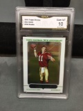 GMA Graded 2005 Topps Chrome ALEX SMITH Redskins ROOKIE Football Card - GEM MINT 10