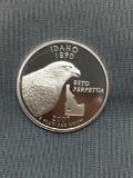 United States PROOF 90% Silver State Quarter from COIN STORE HOARD - Idaho
